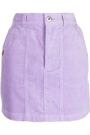 Chocoolate A-line corduroy mini skirt