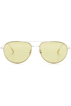CUTLER & GROSS Two-tone pilot-frame sunglasses