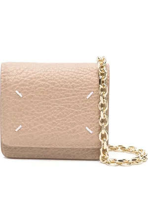 Maison Margiela Logo-embroidered wallet-on-chain