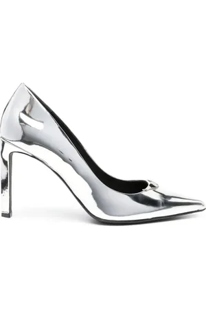 Zadig & Voltaire Perfect 100mm metallic-finish pumps