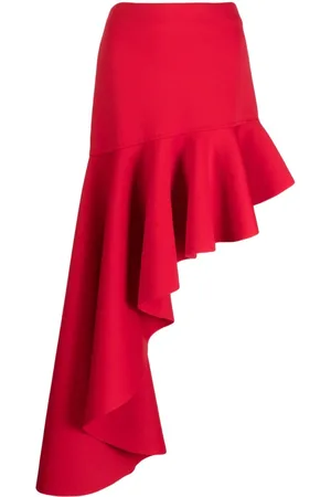 Cynthia Rowley Asymmetric ruffled miniskirt