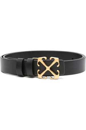 OFF-WHITE Arrows-buckle leather belt