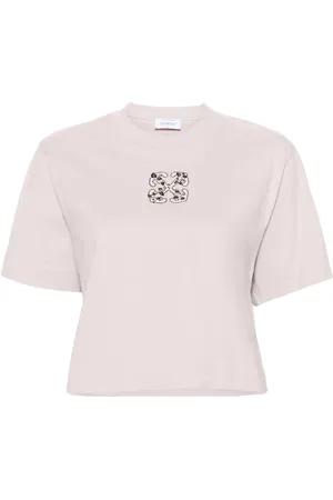 OFF-WHITE Bling Leaves Arrow T-shirt