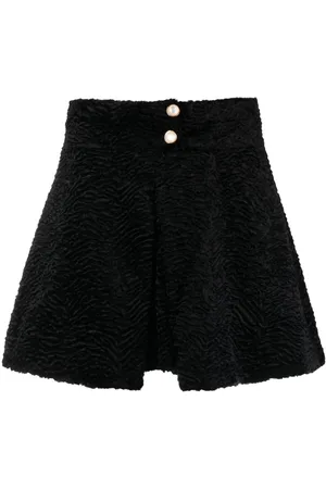 Casablanca Astrakhan mini skirt