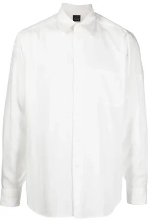 YOHJI YAMAMOTO Semi-sheer long-sleeve shirt