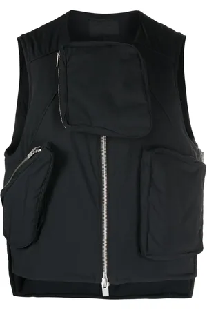 HELIOT EMIL Pooled multi-pocket gilet