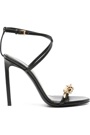 Tom Ford Chain 105mm leather sandals