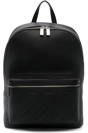 OFF-WHITE Diag leather backpack