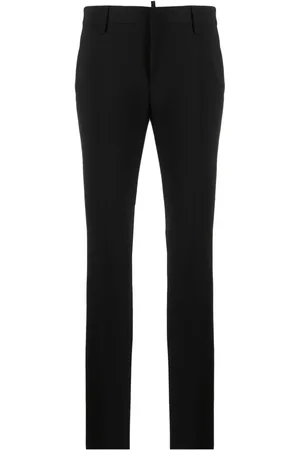 Dsquared2 Logo-plaque tailored slim-fit trousers