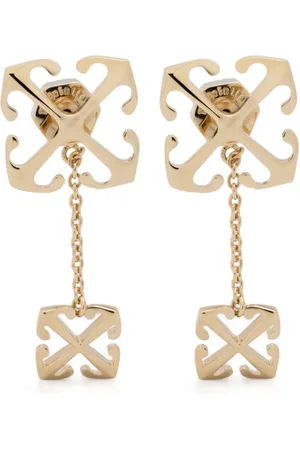 OFF-WHITE Double Arrows drop earrings