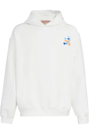 Marni Logo-print cotton hoodie