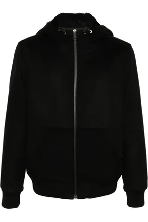YVES SALOMON Slouch-hood wool-blend jacket