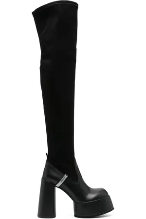 Premiata Goteborg 130mm thigh-high suede boots