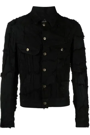 GREG LAUREN Distressed denim jacket