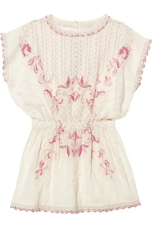 Tutu Du Monde Samba floral-embroidered sotton dress