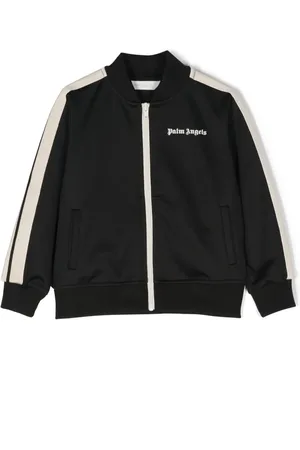 Palm Angels Stripe-trim track jacket