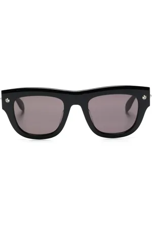 Alexander McQueen Spike stud-detailing D-frame sunglasses