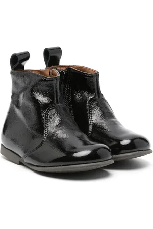 PèPè Patent-finish leather boots
