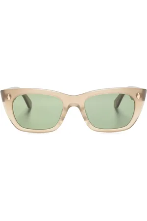 GARRETT LEIGHT Geometric-frame sunglasses