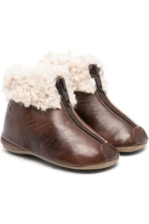 PèPè Faux-shearling leather boots