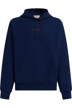 Marni Logo-print cotton hoodie