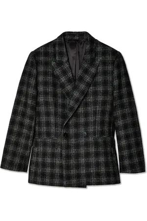 Ernest W. Baker Plaid double-breasted blazer
