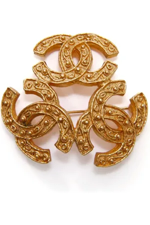 CHANEL 2004 Triple CC brooch