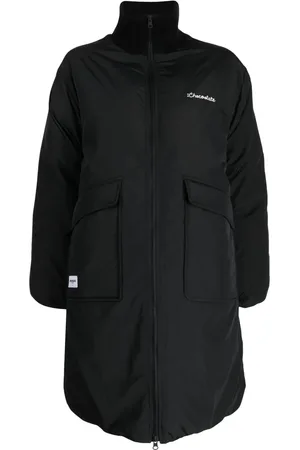 Chocoolate Logo-embroidered panelled jacket