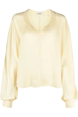 Zadig & Voltaire Tonastir satin-finish blouse