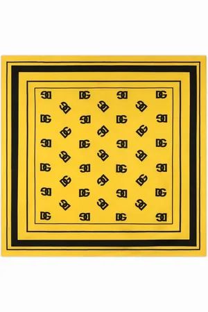 Dolce & Gabbana Logo-print silk scarf
