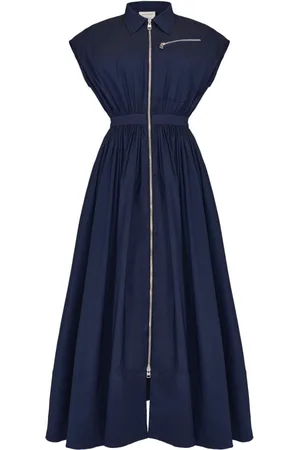 Alexander McQueen Drop-shoulder shirt dress