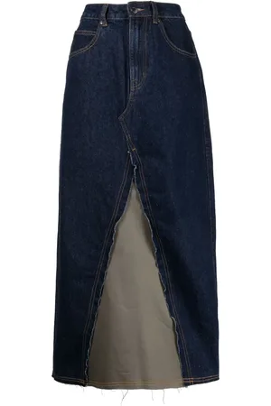 Izzue Panelled high-waisted skirt