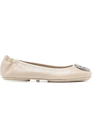 Tory Burch Minnie leather ballerina shoes