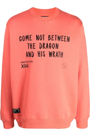 Izzue Slogan-embroidered crew-neck sweatshirt
