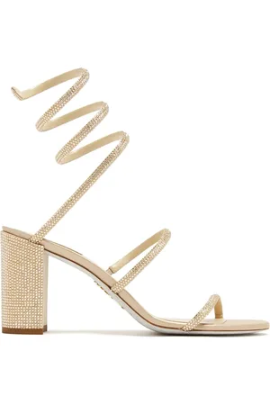 RENE CAOVILLA Cleo 80mm crystal-embellished sandals