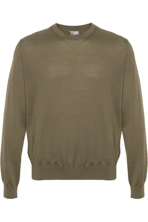 HERNO Logo-plaque crew-neck jumper