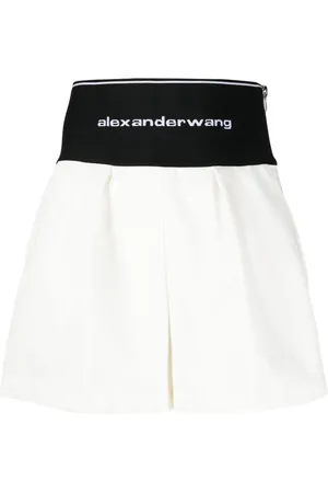 Alexander Wang Logo-waistband safari shorts
