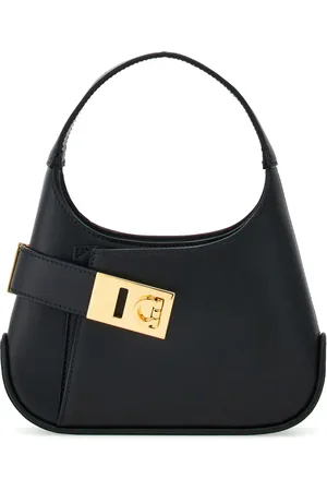 Salvatore Ferragamo Gancini-buckle leather minibag