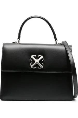 OFF-WHITE Jitney logo-plaque tote bag