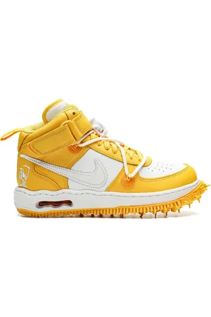 Nike Air Force 1 Mid "Off-White - Varsity Maize" sneakers