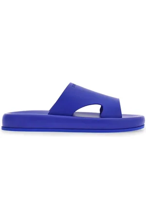 Salvatore Ferragamo Open-toe leather slides