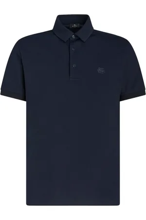 Etro Pegaso-embroidered cotton polo shirt