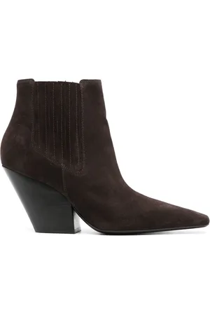 Casadei Anastasia 100mm Western-style suede boots