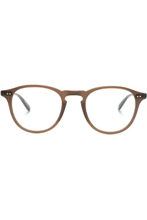 GARRETT LEIGHT Hampton round-frame glasses