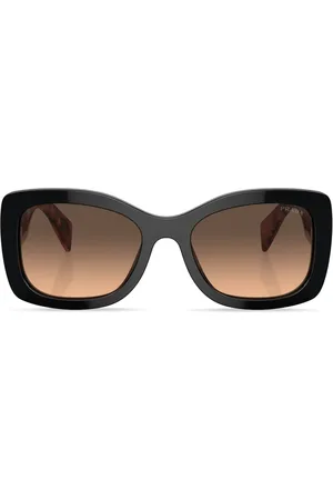Prada Logo-lettering square sunglasses