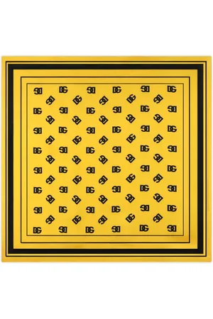 Dolce & Gabbana Logo-print silk scarf