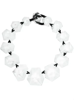 MONIES Nocte transparent-design oversized necklace