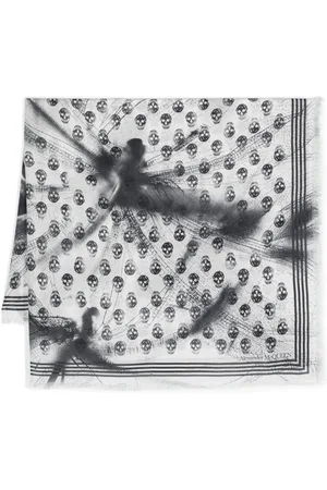 Alexander McQueen Skull-print scarf