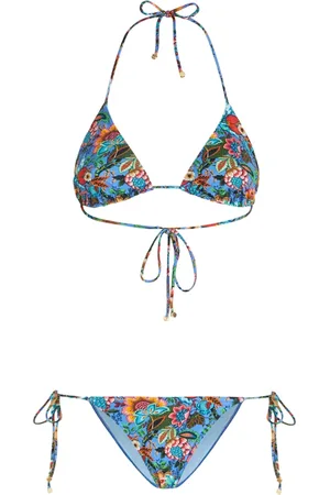 Etro Bouquet-print bikini set
