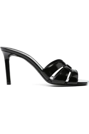 Saint Laurent Tribute 100mm leather mules
